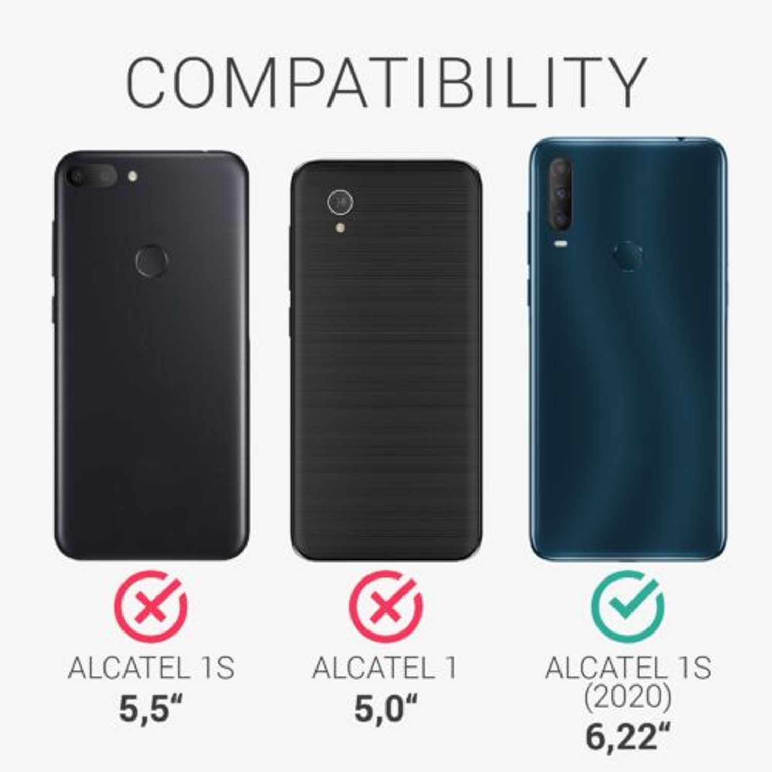 Husa pentru Alcatel 1S (2020), Silicon, Mov, 51515.108 fotografia produsului View 6 L