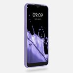 Husa pentru Alcatel 1S (2020), Silicon, Mov, 51515.108 fotografia produsului View 3 S