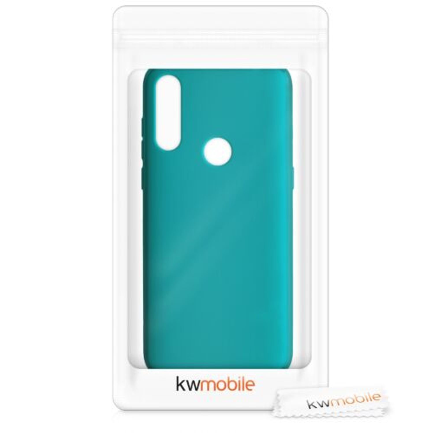 Husa pentru Alcatel 1S (2020), Silicon, Verde, 51515.57 fotografia produsului View 7 L
