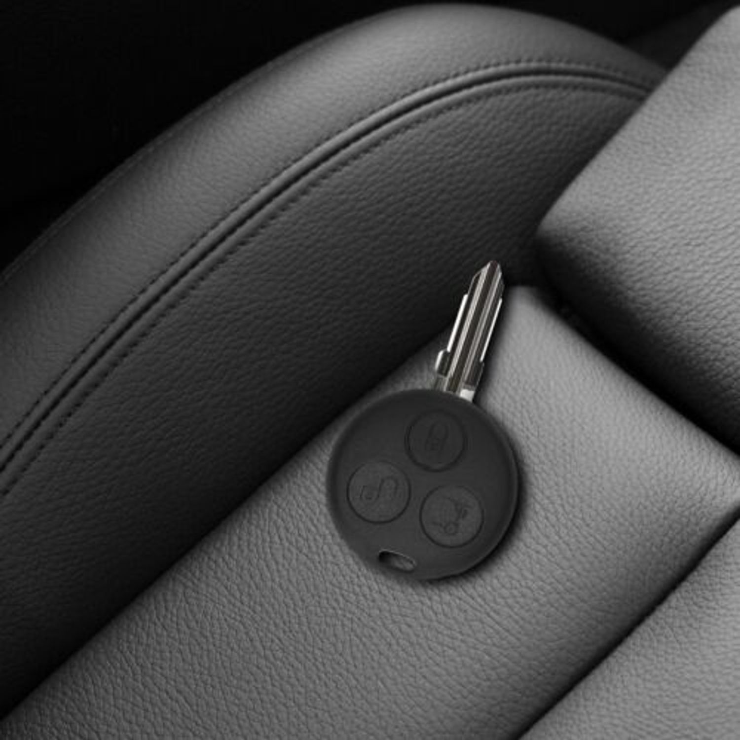 Carcasa Cheie pentru Smart, 3 Butoane, Plastic, Negru, 48226.01 fotografia produsului View 7 L