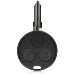 Carcasa Cheie pentru Smart, 3 Butoane, Plastic, Negru, 48226.01 fotografia produsului View 3 S