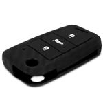 Husa Cheie Auto pentru VW, 3 Butoane, Silicon, Negru, 42888.13 fotografia produsului View 2 S