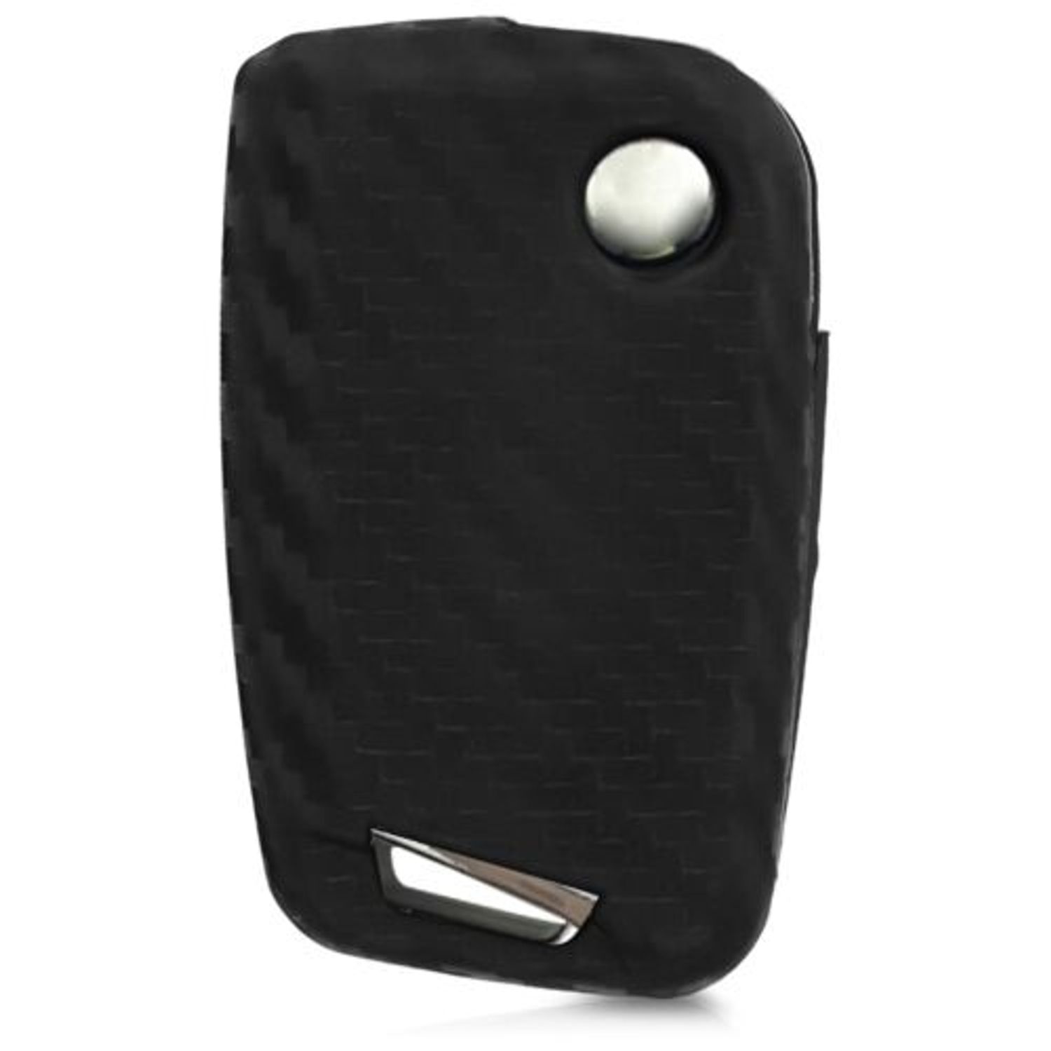Husa Cheie Auto pentru VW, 3 Butoane, Silicon, Negru, 42888.13 fotografia produsului View 4 L