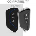 Husa Cheie Auto pentru VW, 3 Butoane, Silicon, Negru, 52650.47 fotografia produsului View 6 S
