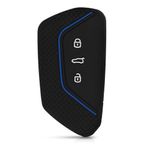 Husa Cheie Auto pentru VW, 3 Butoane, Silicon, Negru, 52650.47 fotografia produsului View 4 S