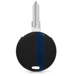 Husa Cheie Auto pentru Smart, 3 Butoane, Silicon, Albastru, 45658.03 fotografia produsului View 4 S