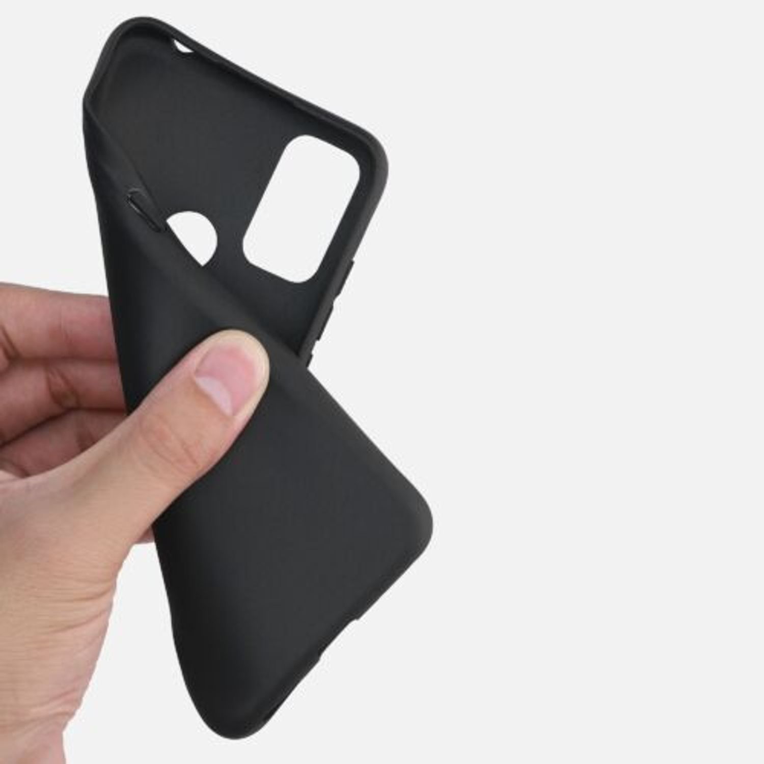 Husa pentru Alcatel 1S (2021), Silicon, Negru, 54466.01 fotografia produsului View 5 L