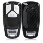 Husa Cheie Auto pentru Audi, 3 Butoane, Keyless Go, Plastic, Negru, 49667.01 fotografia produsului