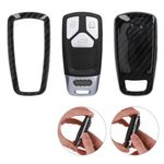 Husa Cheie Auto pentru Audi, 3 Butoane, Keyless Go, Plastic, Negru, 49667.01 fotografia produsului View 5 S