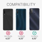 Husa pentru Alcatel 1S (2021), Silicon, Albastru, 54466.58 fotografia produsului View 6 S
