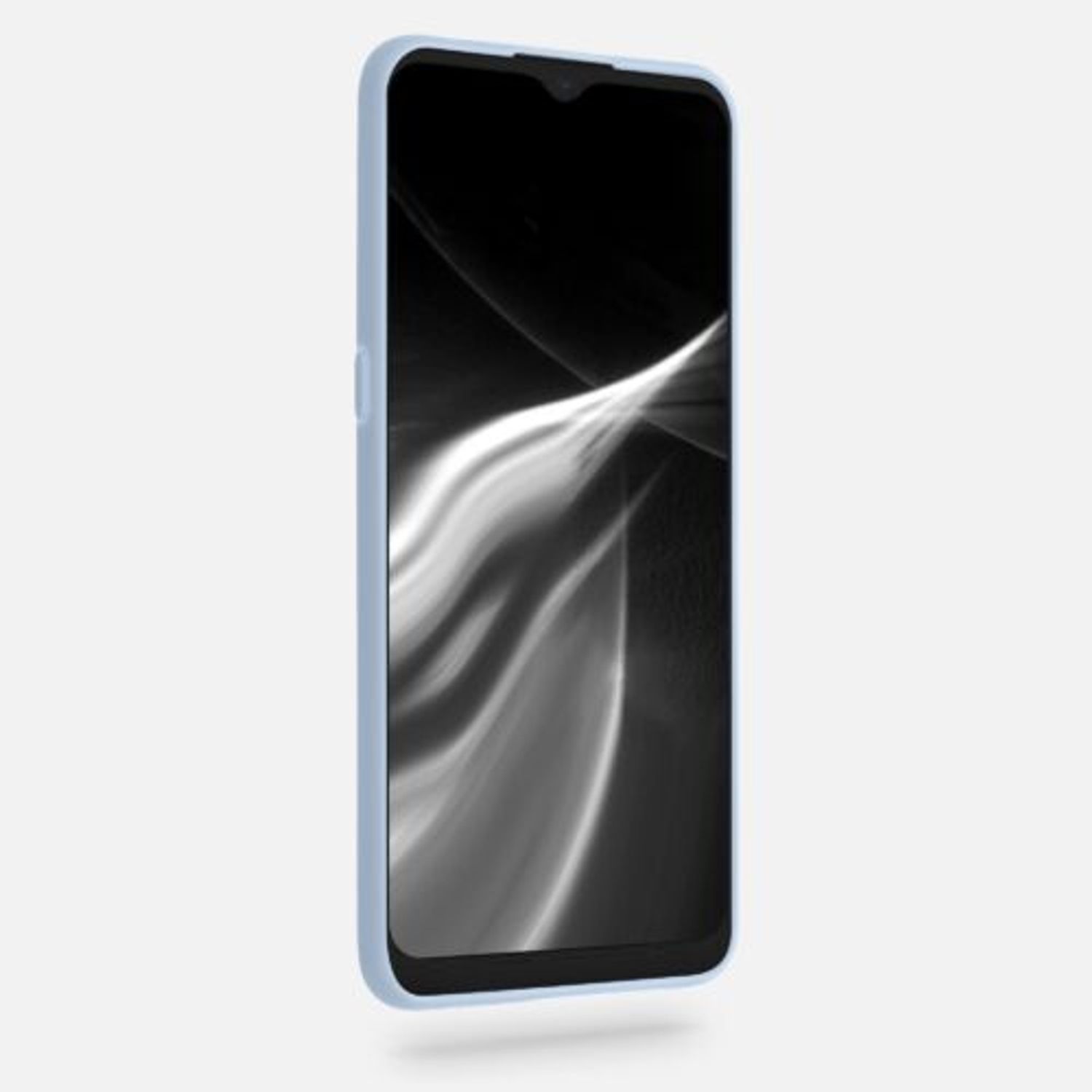 Husa pentru Alcatel 1S (2021), Silicon, Albastru, 54466.58 fotografia produsului View 3 L