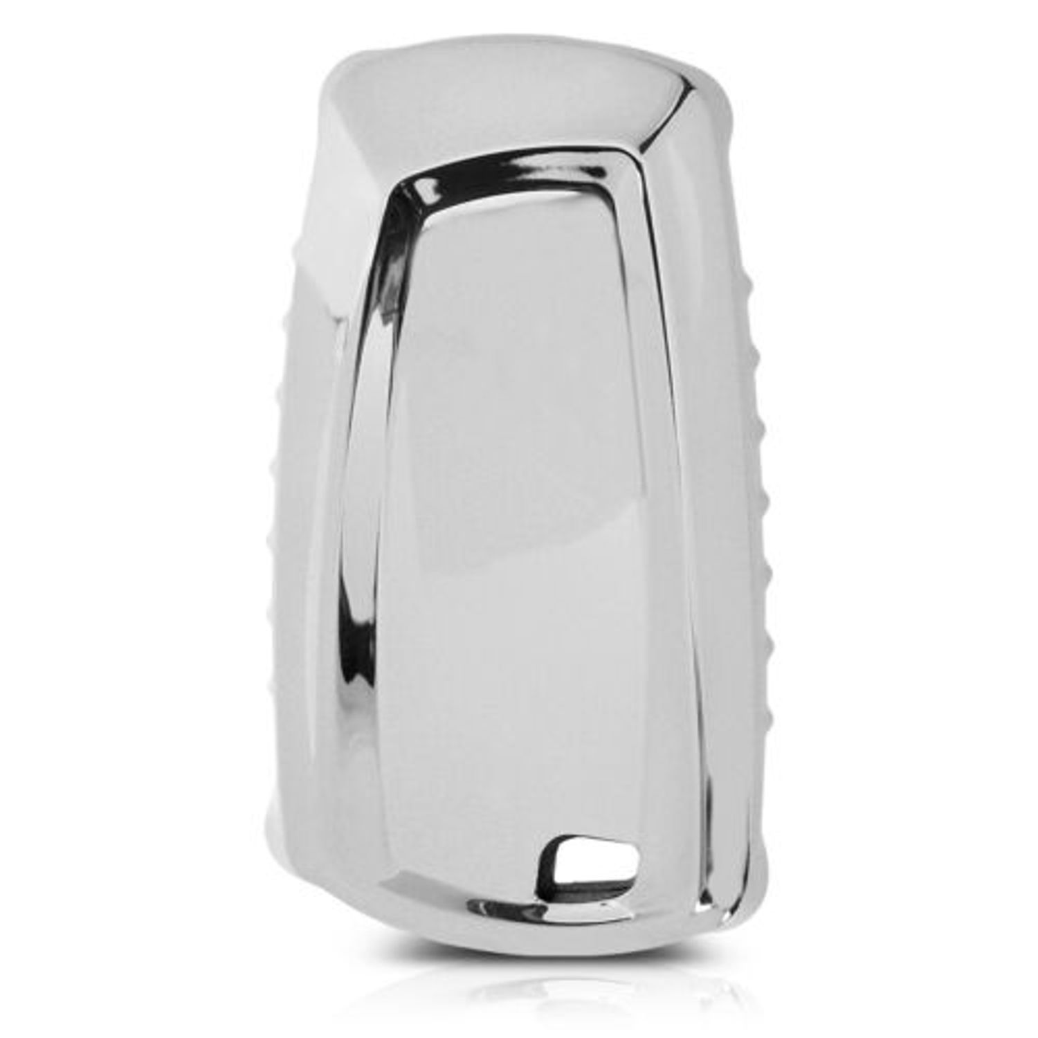 Husa Cheie Auto pentru BMW, 3 Butoane, Keyless Go, Silicon, Silver, 44262.94 fotografia produsului View 4 L