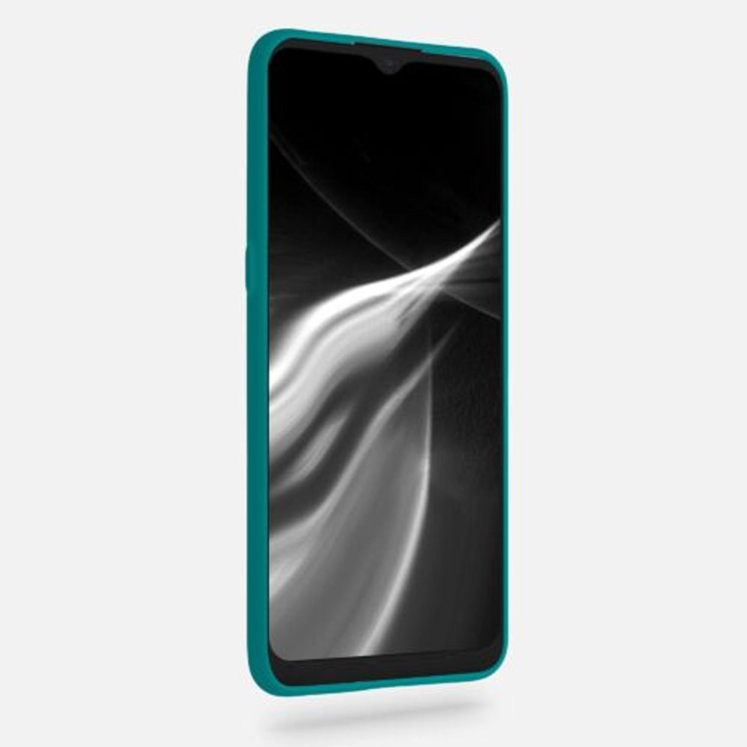 Husa pentru Alcatel 1S (2021), Silicon, Verde, 54466.57 fotografia produsului View 3 L