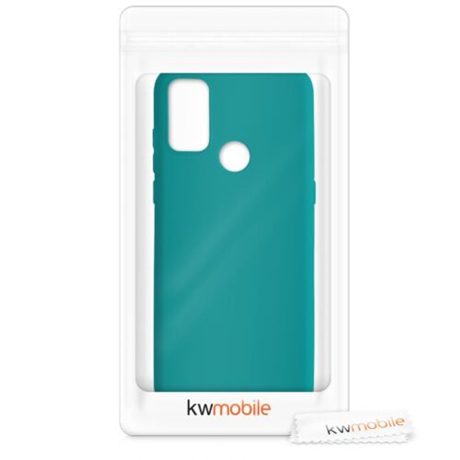 Husa pentru Alcatel 1S (2021), Silicon, Verde, 54466.57 fotografia produsului View 7 L
