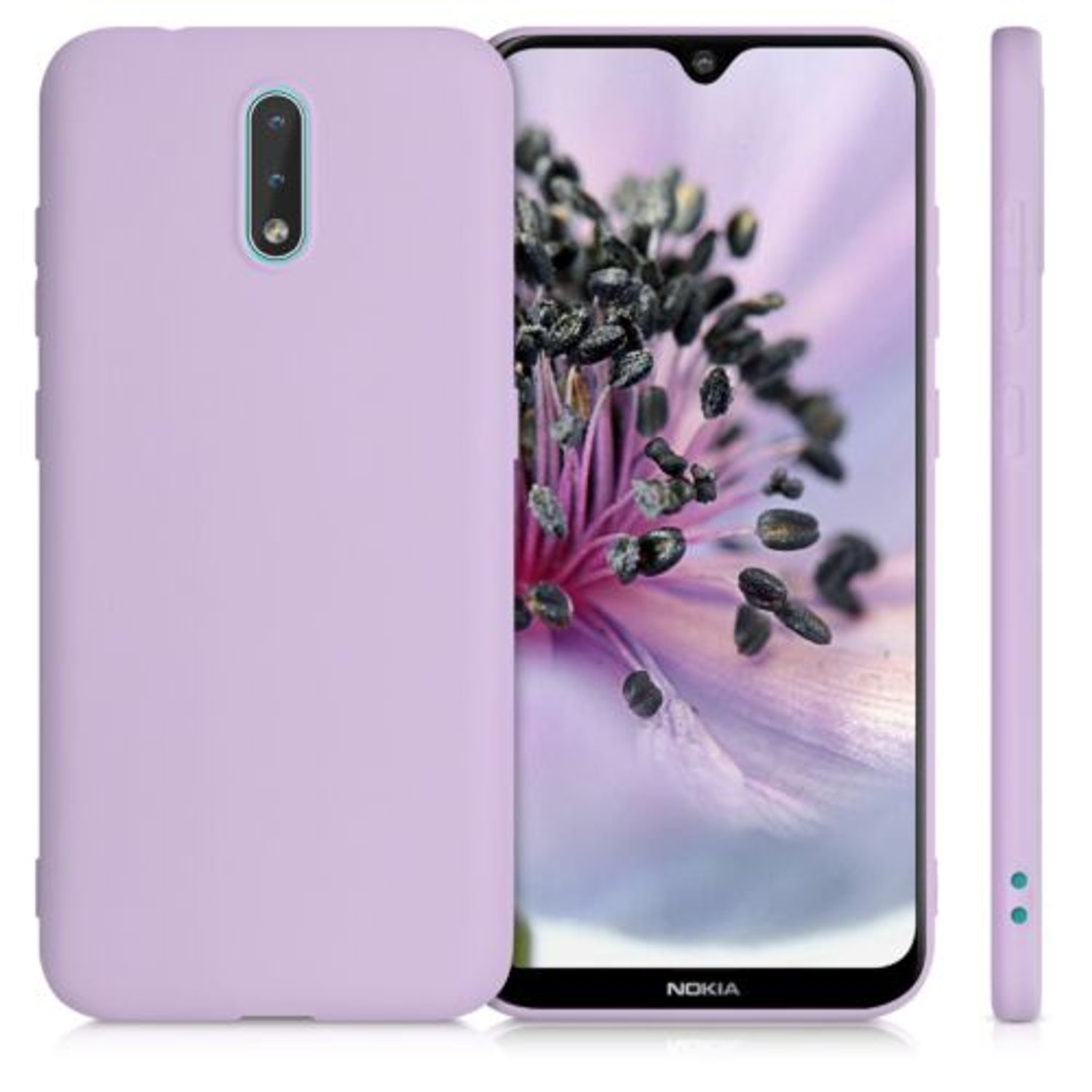 Husa pentru Nokia 2.3, Silicon, Mov, 51522.140 fotografia produsului View 2 L