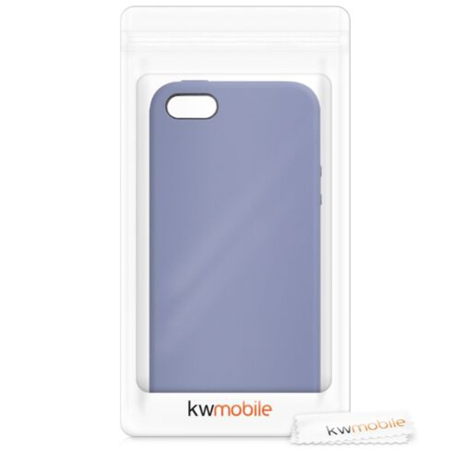 Husa pentru Apple iPhone 5/iPhone 5s/iPhone SE, Silicon, Mov, 42766.130 fotografia produsului View 2 L