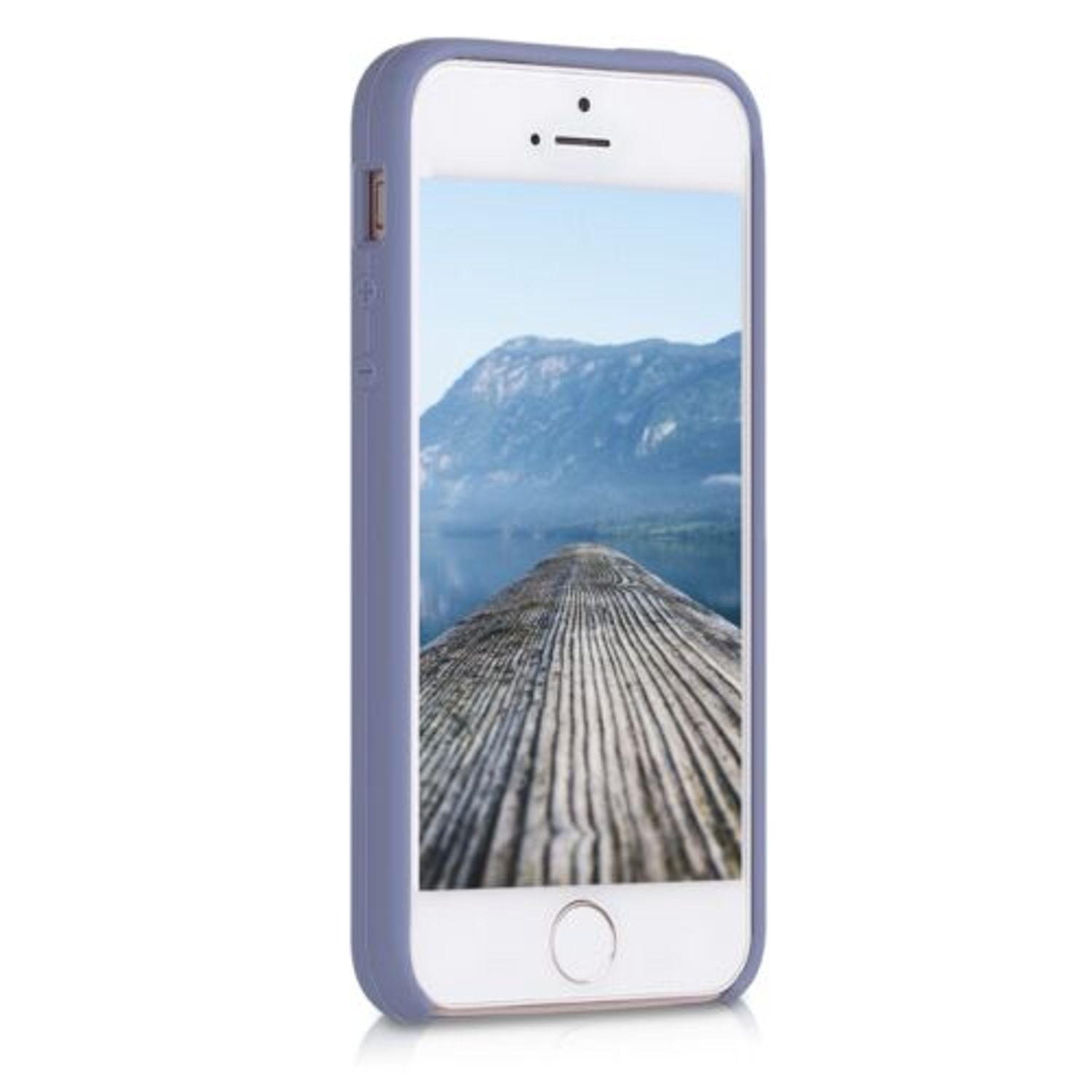 Husa pentru Apple iPhone 5/iPhone 5s/iPhone SE, Silicon, Mov, 42766.130 fotografia produsului View 6 L