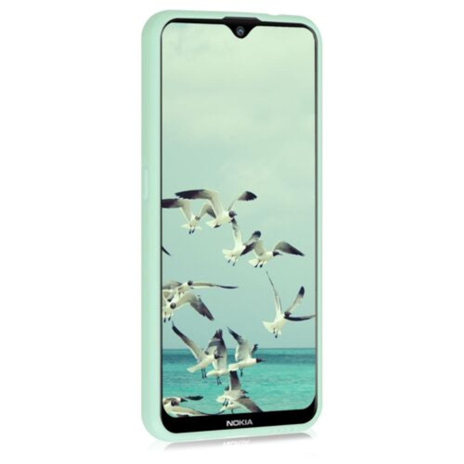 Husa pentru Nokia 2.3, Silicon, Verde, 51522.50 fotografia produsului View 3 L