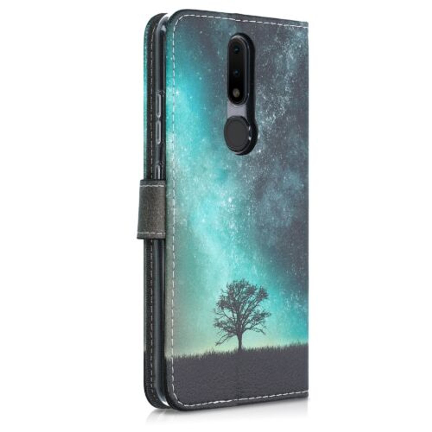 Husa pentru Nokia 2.4, Piele ecologica, Multicolor, 53697.02 fotografia produsului View 4 L
