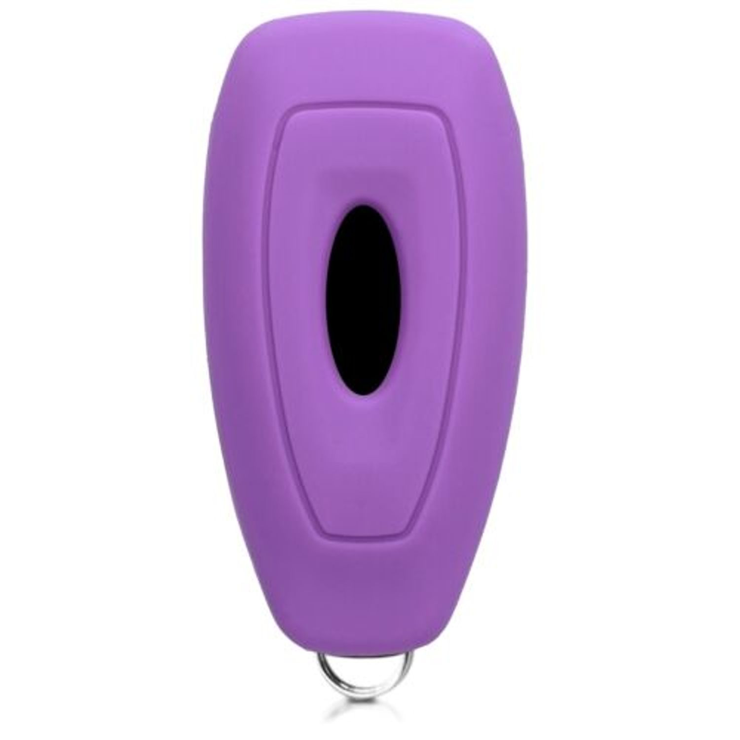 Husa Cheie Auto pentru Ford, 3 Butoane, Keyless Go, Silicon, Violet, 41621.38 fotografia produsului View 5 L