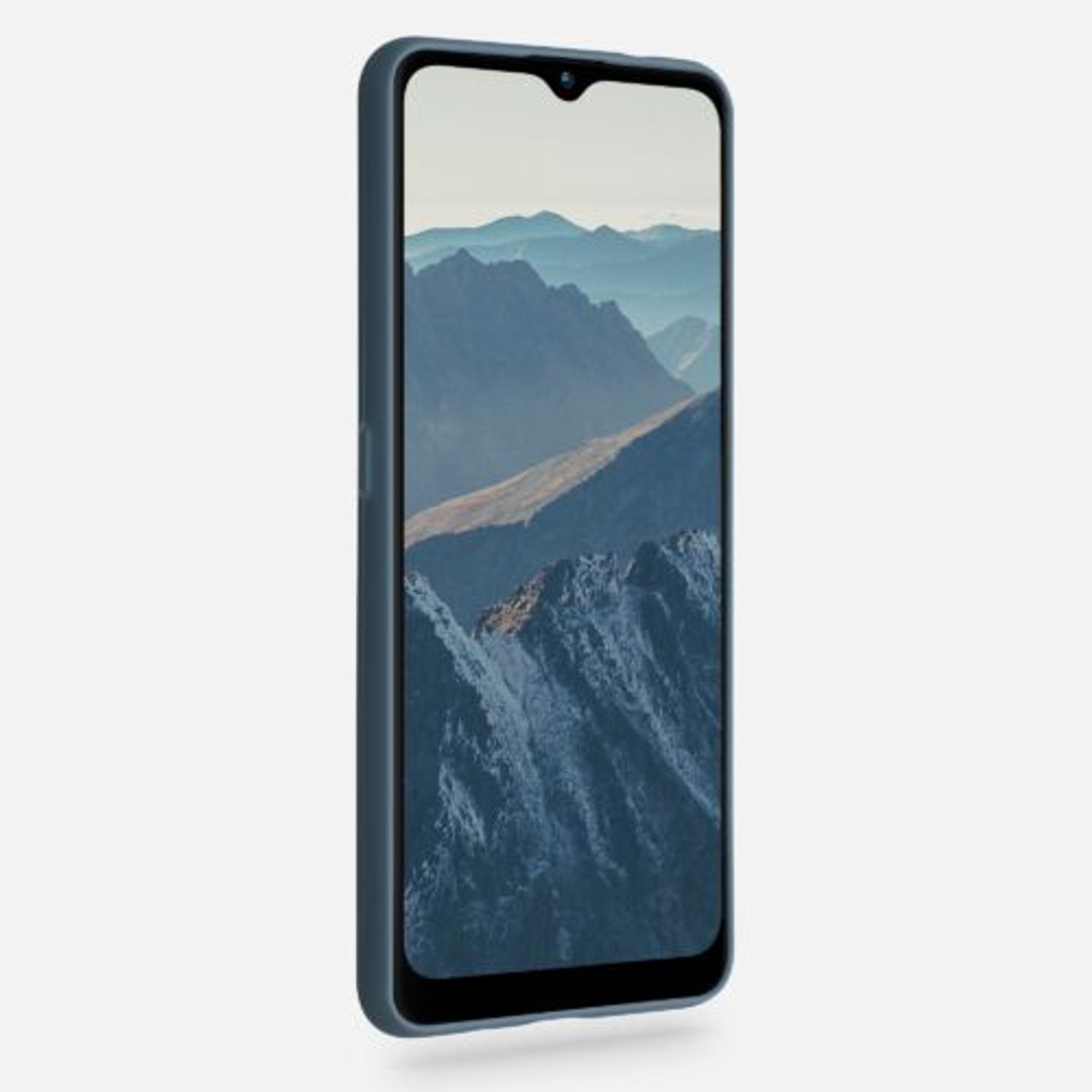 Husa pentru Nokia 2.4, Silicon, Albastru, 53496.202 fotografia produsului View 3 L