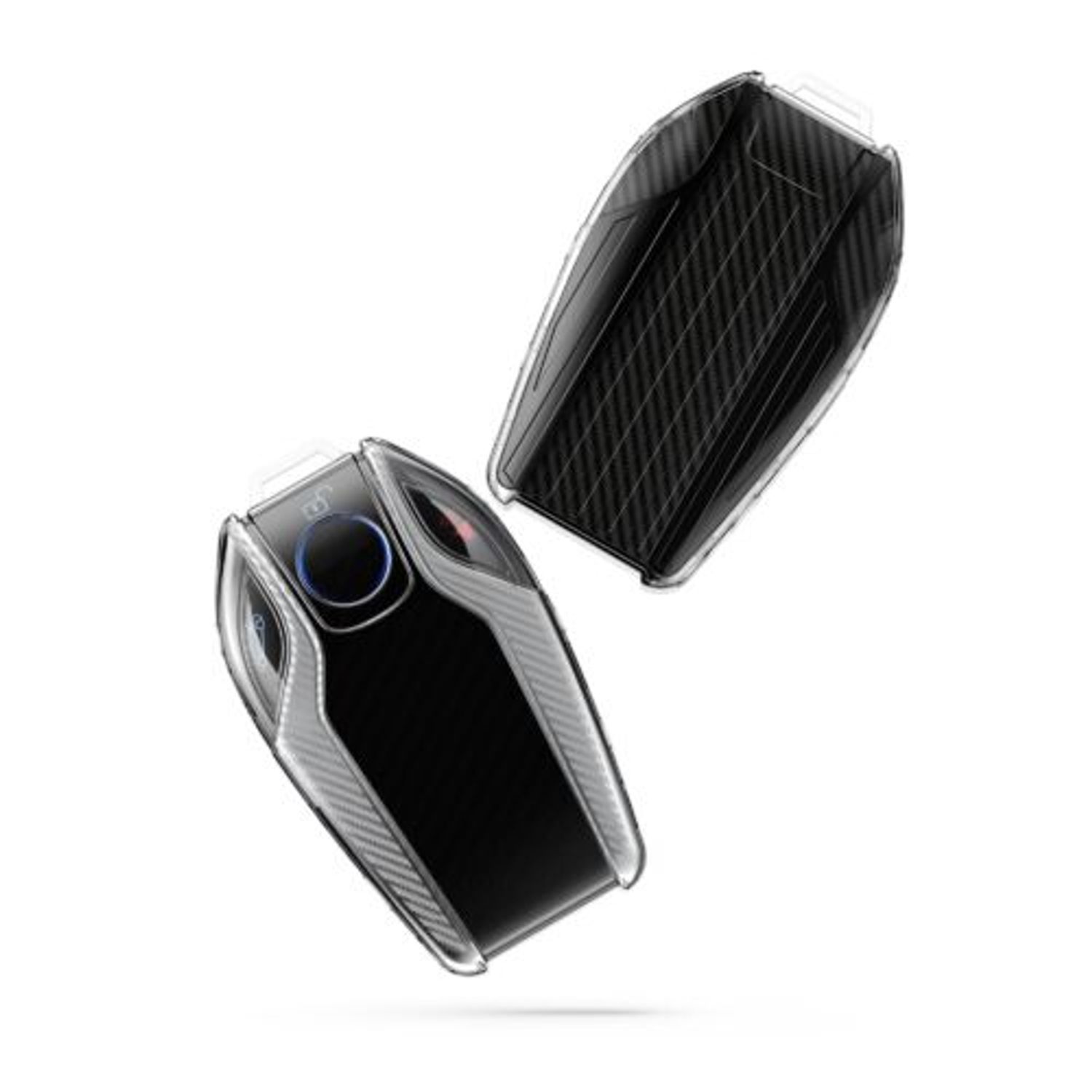 Husa Cheie Auto pentru BMW, Display, Silicon, Transparent, 53741.01 fotografia produsului View 4 L