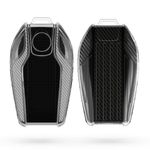 Husa Cheie Auto pentru BMW, Display, Silicon, Transparent, 53741.01 fotografia produsului