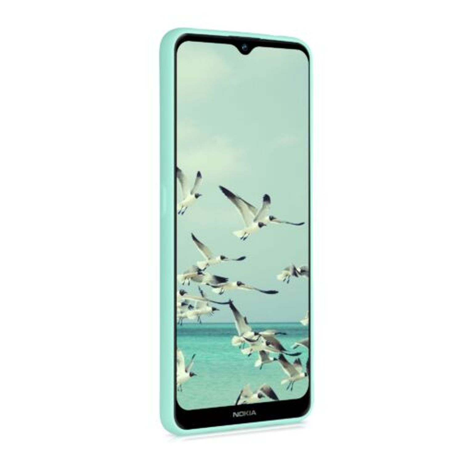 Husa pentru Nokia 2.4, Silicon, Verde, 53496.50 fotografia produsului View 6 L