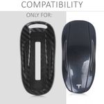 Husa Cheie Auto pentru Tesla, Model 3, Plastic, Negru, 52088.01 fotografia produsului View 3 S