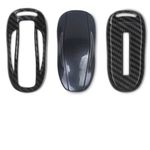 Husa Cheie Auto pentru Tesla, Model 3, Plastic, Negru, 52088.01 fotografia produsului