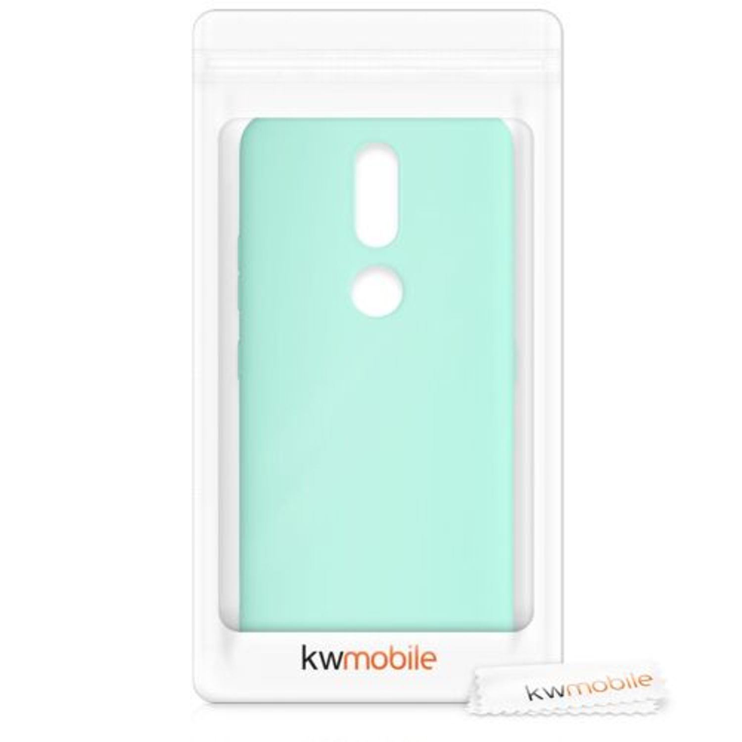 Husa pentru Nokia 2.4, Silicon, Verde, 53496.50 fotografia produsului View 2 L