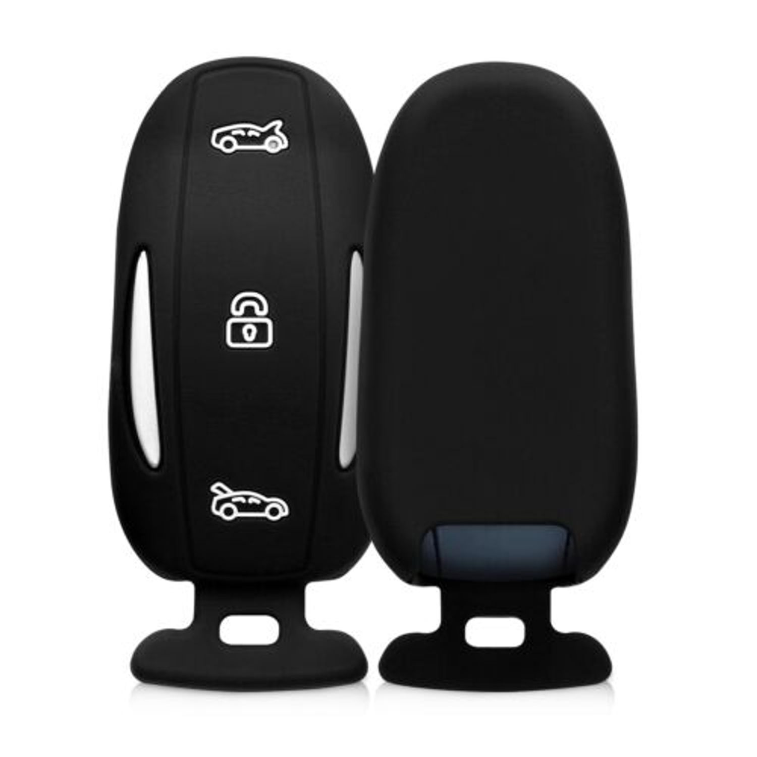 Husa Cheie Auto pentru Tesla, Model X, Silicon, Negru, 45661.01 fotografia produsului