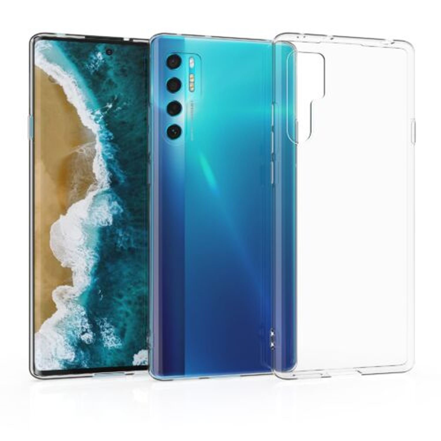 Husa pentru TCL 20 Pro 5G (2021), Silicon, Transparent, 55700.03 fotografia produsului View 2 L