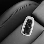 Husa Cheie Auto pentru Ford, 3 Butoane, Smart, Kwmobile, Silicon, Silver, 54589.94 fotografia produsului View 3 S
