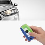 Husa Cheie Auto pentru BMW, 3 Butoane, Keyless Go, Kwmobile, Silicon, Multicolor, 55832.02 fotografia produsului View 8 S