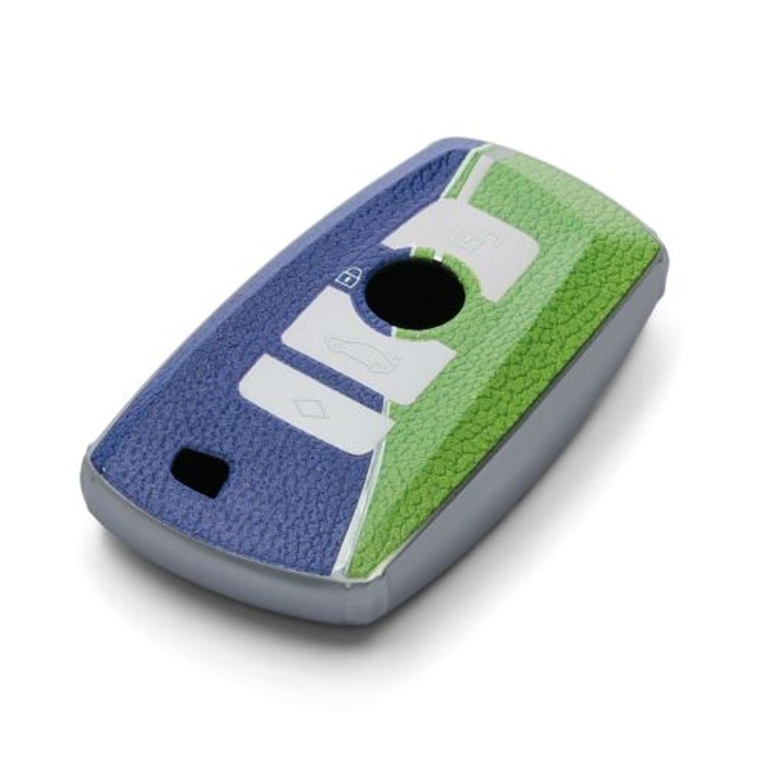 Husa Cheie Auto pentru BMW, 3 Butoane, Keyless Go, Kwmobile, Silicon, Multicolor, 55832.02 fotografia produsului View 2 L