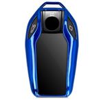 Husa Cheie Auto pentru BMW, Display, Kwmobile, Silicon, Albastru, 47310.98 fotografia produsului View 4 S