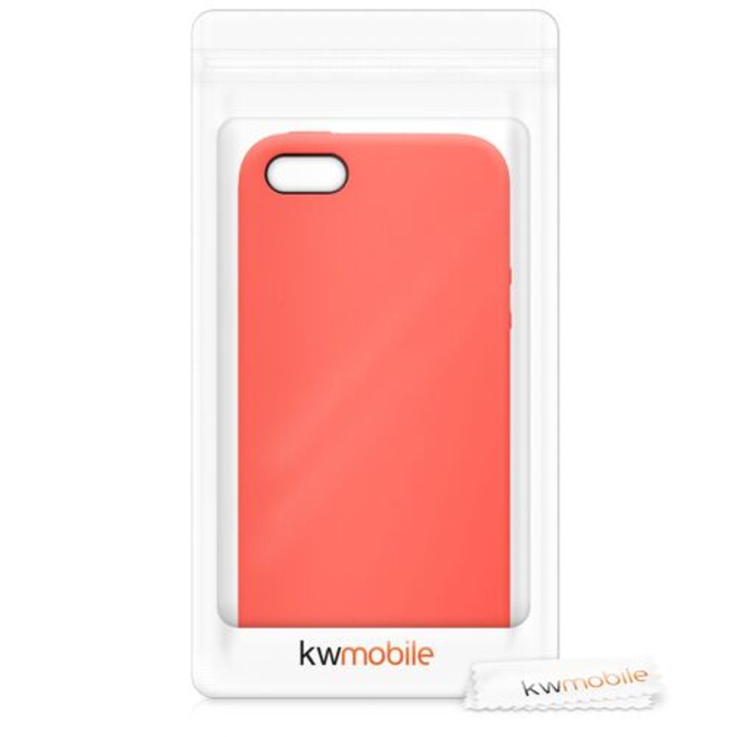 Husa pentru Apple iPhone 5/iPhone 5s/iPhone SE, Silicon, Rose Gold, 42766.141 fotografia produsului View 7 L