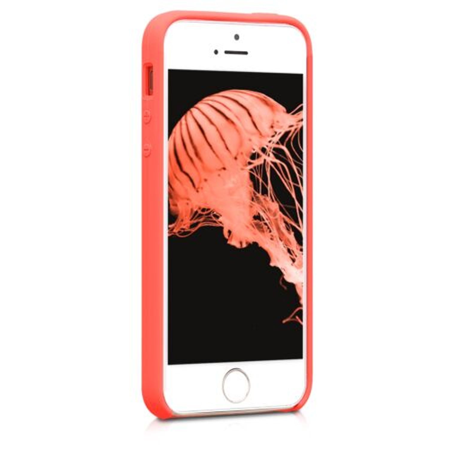 Husa pentru Apple iPhone 5/iPhone 5s/iPhone SE, Silicon, Rose Gold, 42766.141 fotografia produsului View 3 L