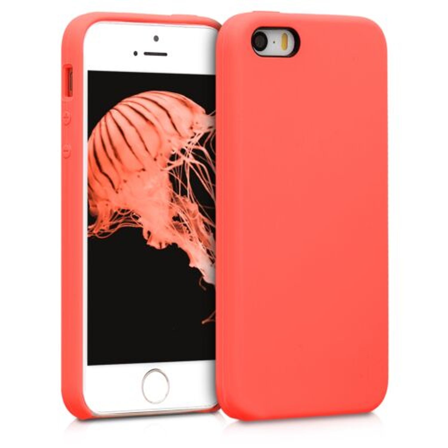 Husa pentru Apple iPhone 5/iPhone 5s/iPhone SE, Silicon, Rose Gold, 42766.141 fotografia produsului