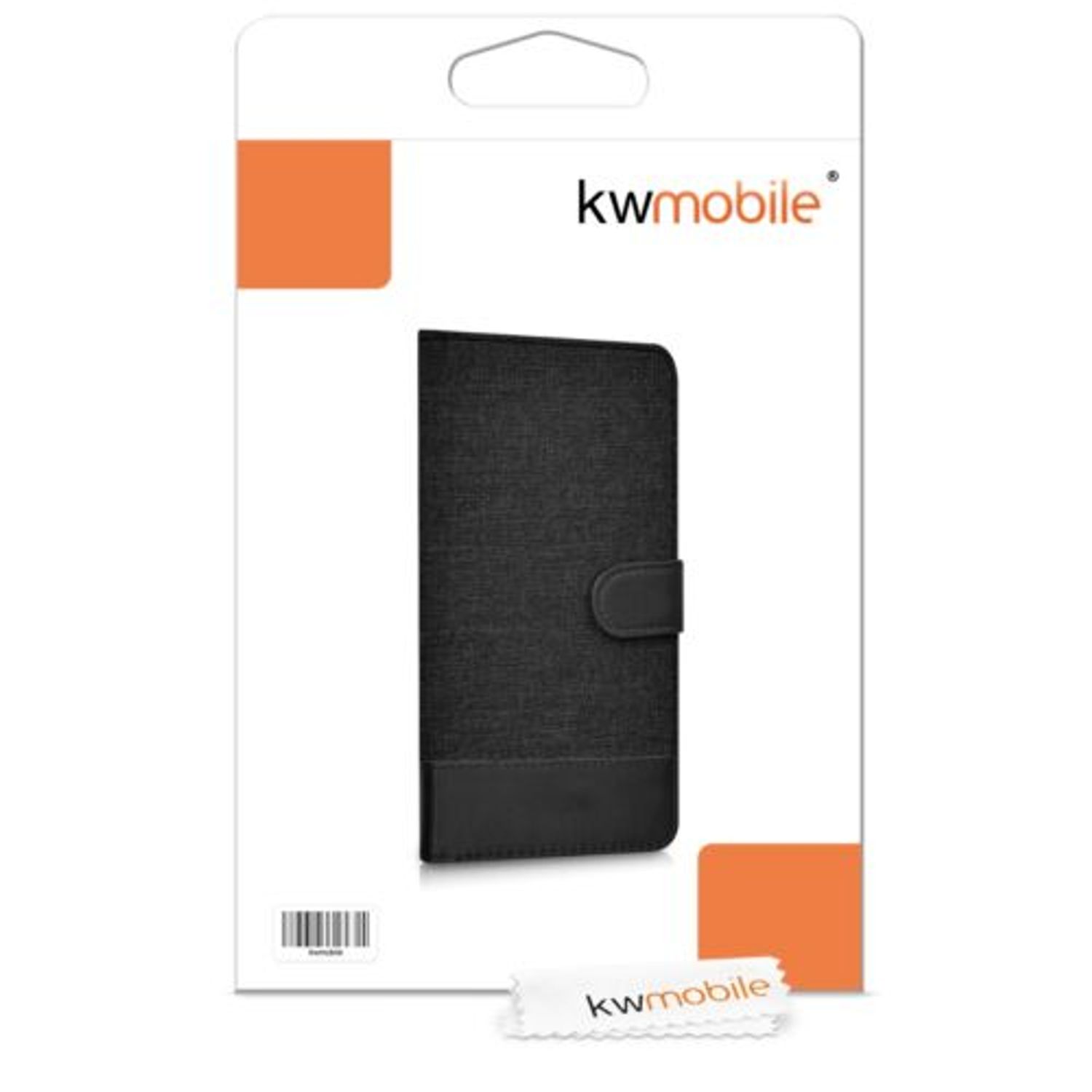Husa pentru OnePlus 3, Textil, Negru, 38833.19 fotografia produsului View 7 L