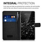 Husa pentru OnePlus 3, Textil, Negru, 38833.19 fotografia produsului View 5 S