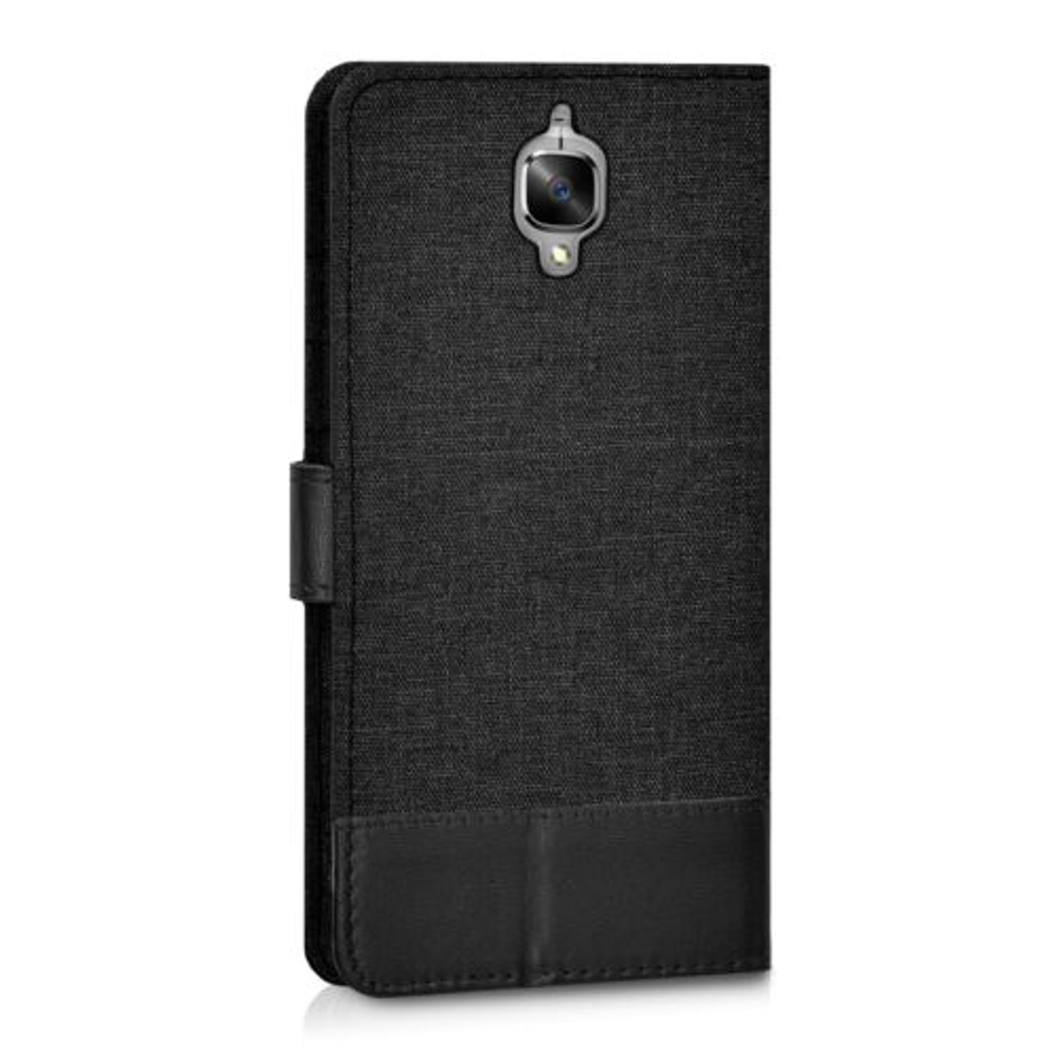 Husa pentru OnePlus 3, Textil, Negru, 38833.19 fotografia produsului View 15 L