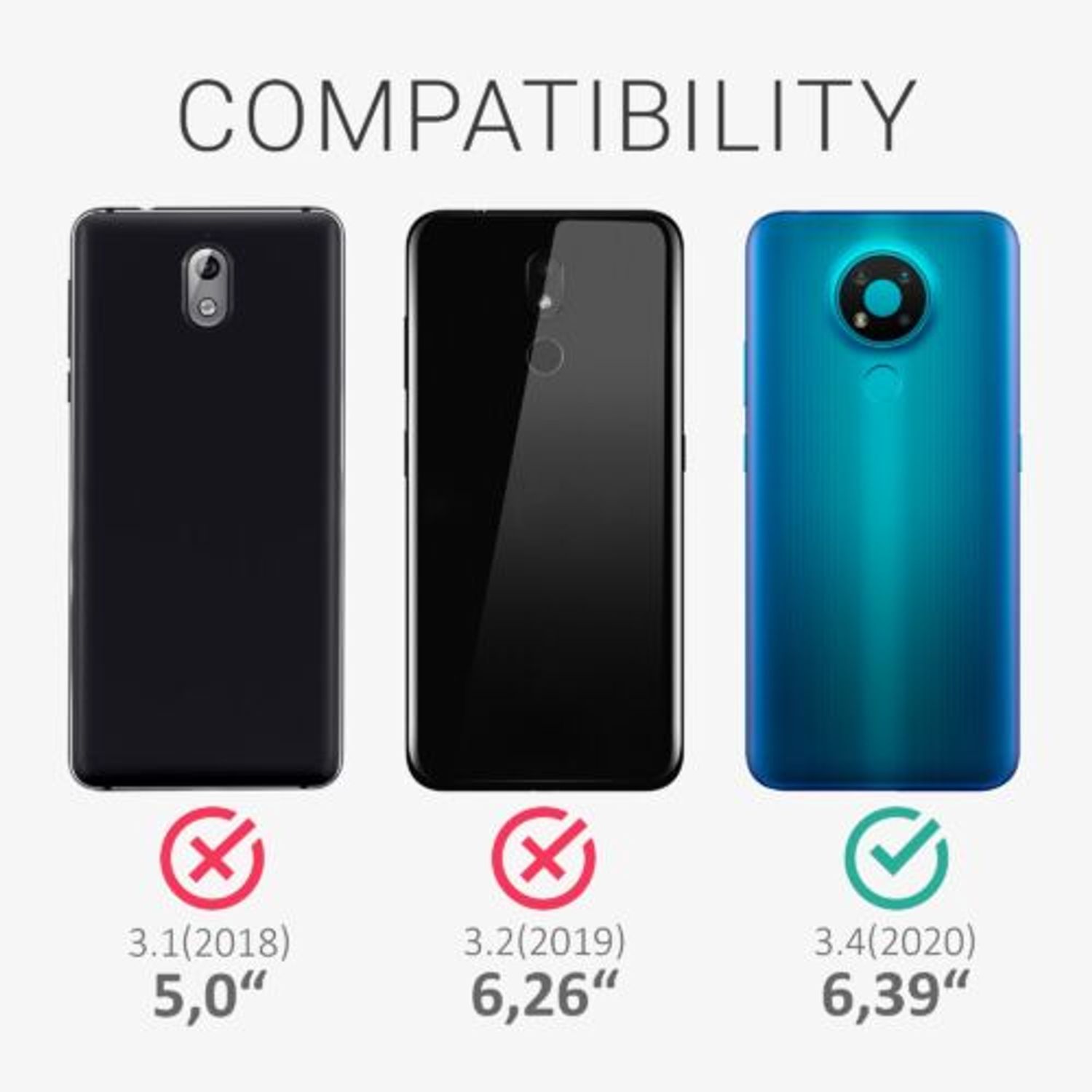 Husa pentru Nokia 3.4, Silicon, Multicolor, 55164.01 fotografia produsului View 6 L