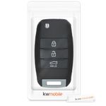 Carcasa Cheie pentru Kia, 3-4 Butoane, Kwmobile, Plastic, Negru, 48228.01 fotografia produsului View 7 S