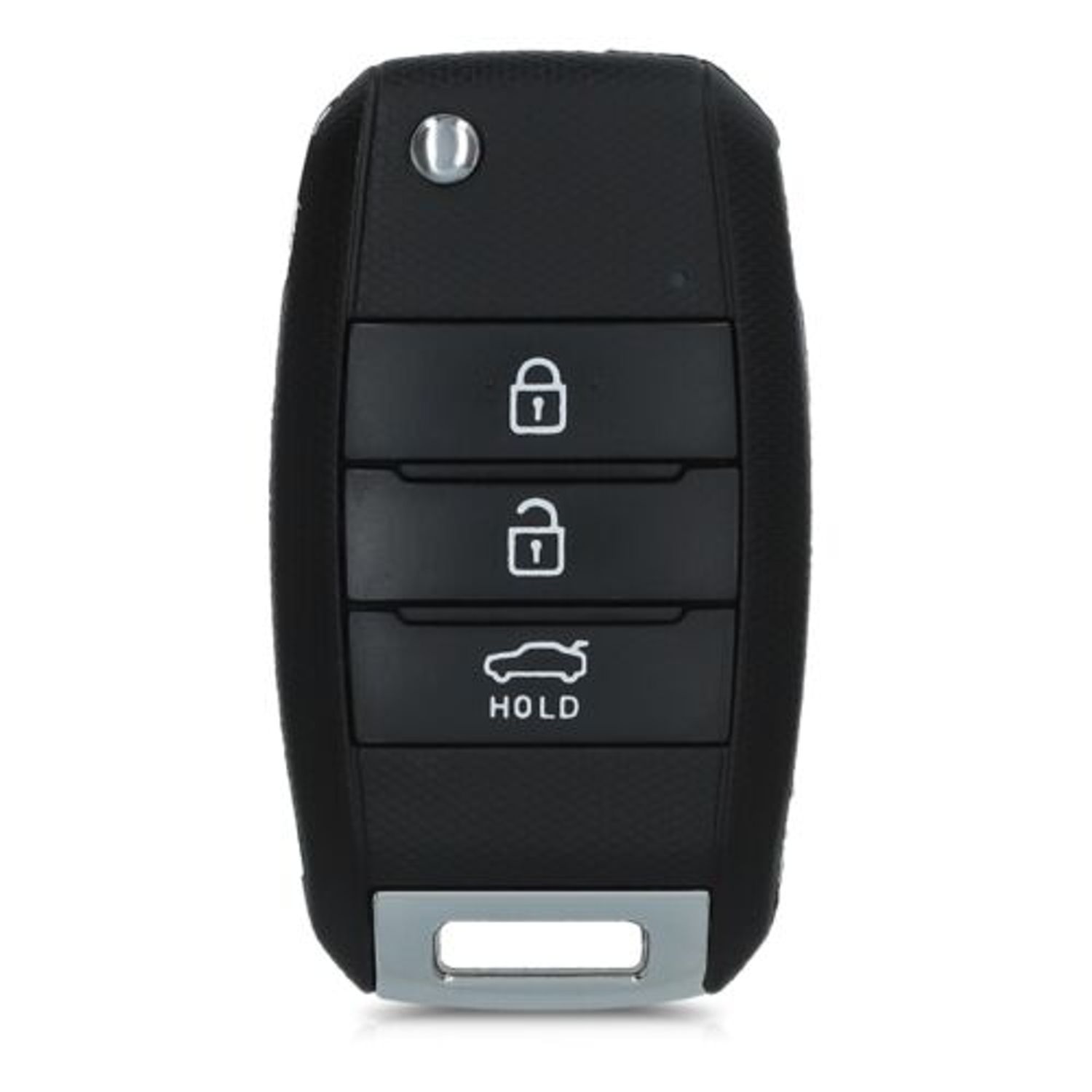 Carcasa Cheie pentru Kia, 3-4 Butoane, Kwmobile, Plastic, Negru, 48228.01 fotografia produsului View 6 L