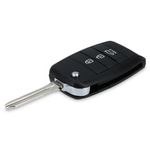 Carcasa Cheie pentru Kia, 3-4 Butoane, Kwmobile, Plastic, Negru, 48228.01 fotografia produsului View 2 S