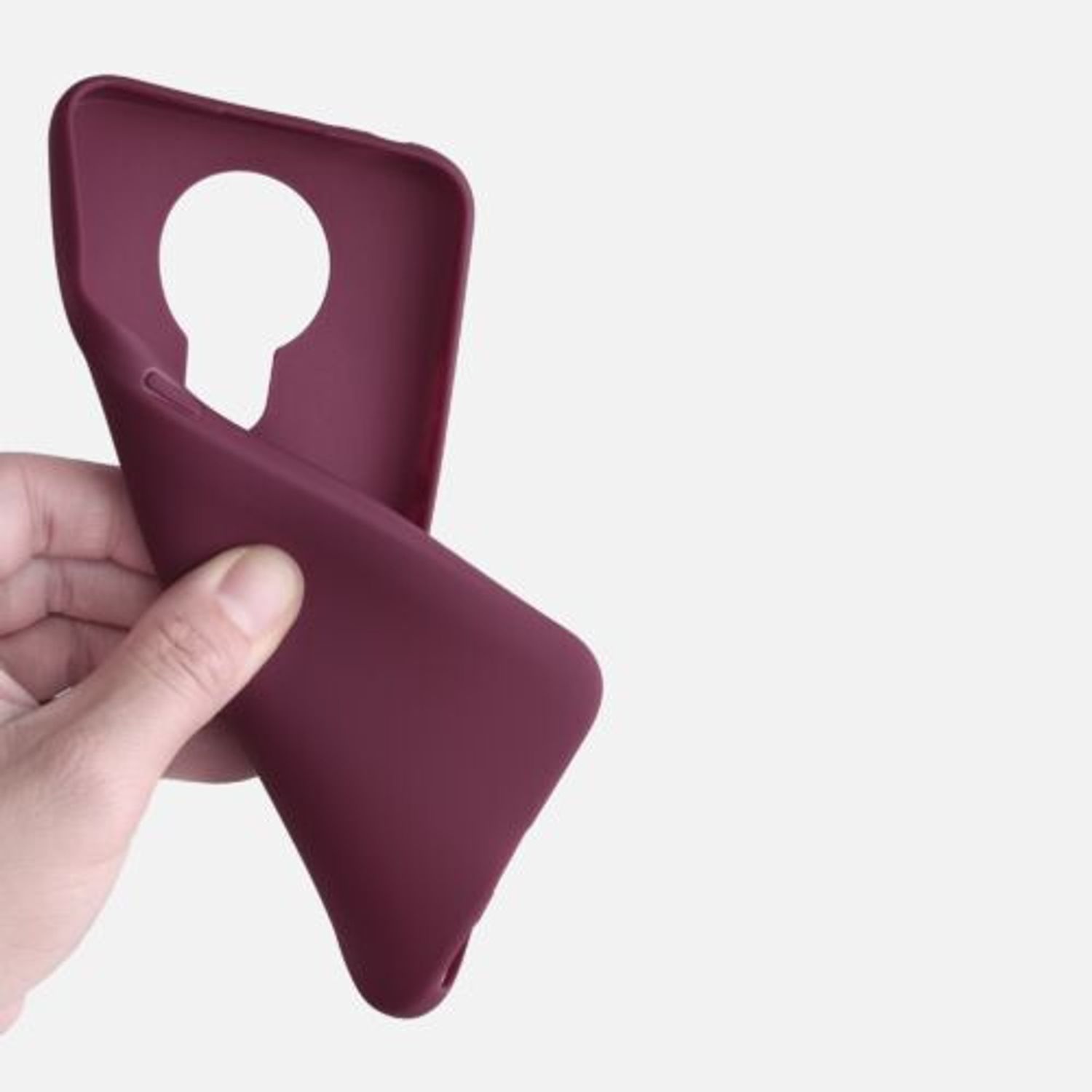 Husa pentru Nokia 3.4, Silicon, Violet, 53495.187 fotografia produsului View 8 L