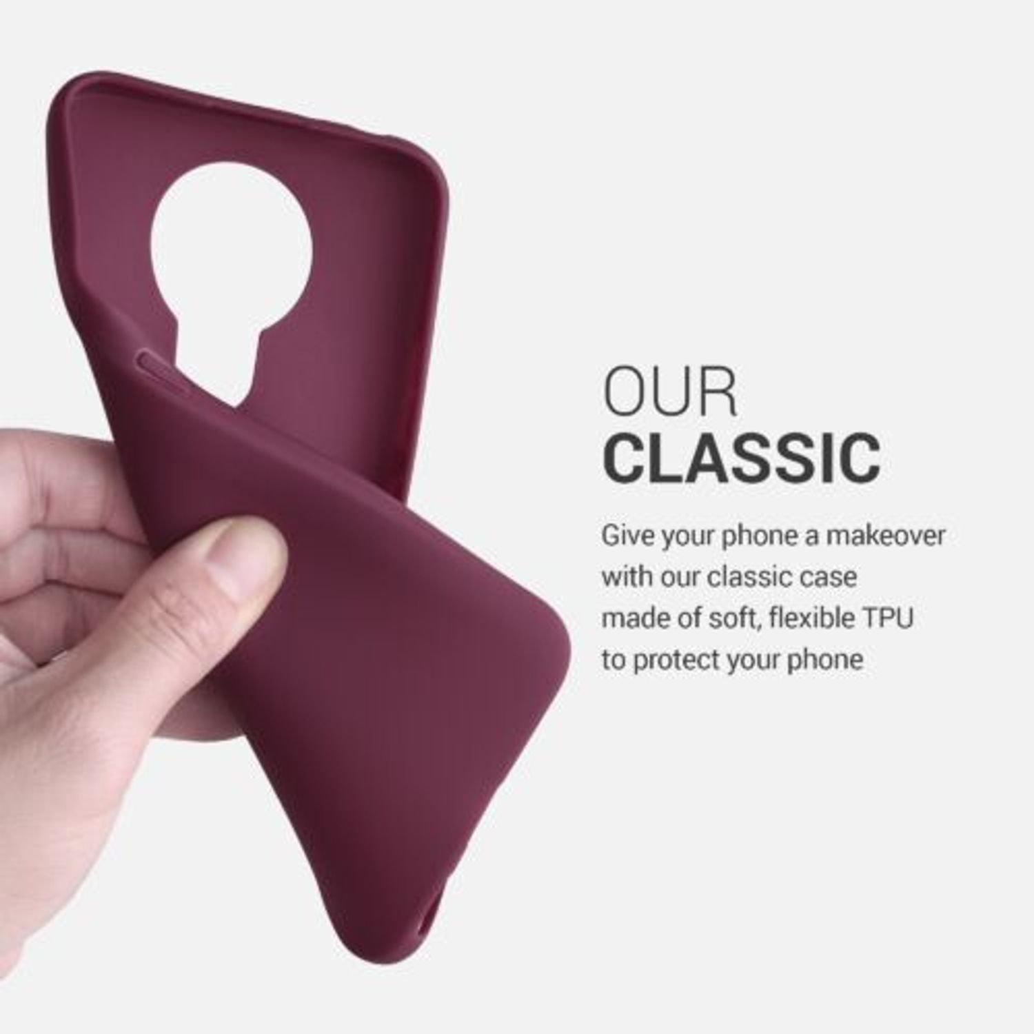 Husa pentru Nokia 3.4, Silicon, Violet, 53495.187 fotografia produsului View 4 L
