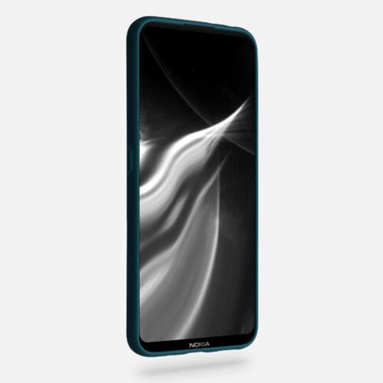 Husa pentru Nokia 3.4, Silicon, Verde, 53495.57 fotografia produsului View 3 L